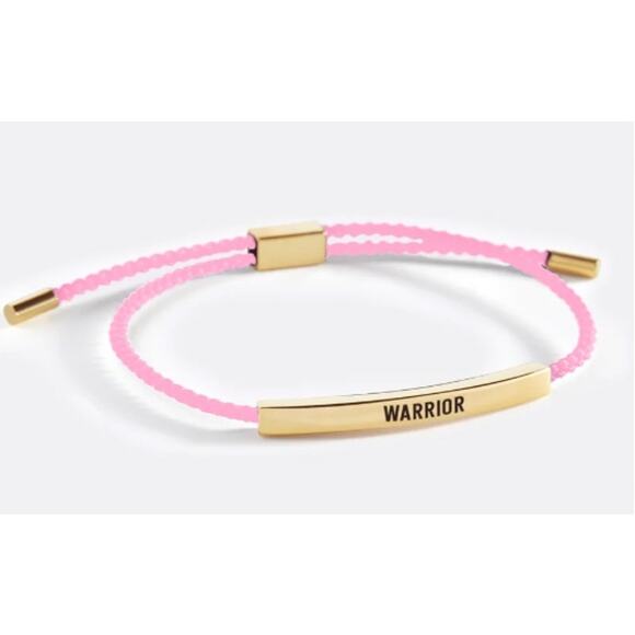 RETAIL $70 Mint & Lilly WARRIOR Inspire Pink & Gold Bracelet*NEW IN POUCH - Picture 1 of 1